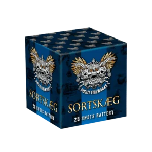 Sortskæg 25 skuds batteri fra Royal Fireworks