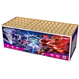 Sky on Steroids – compound batteri, 104 skud